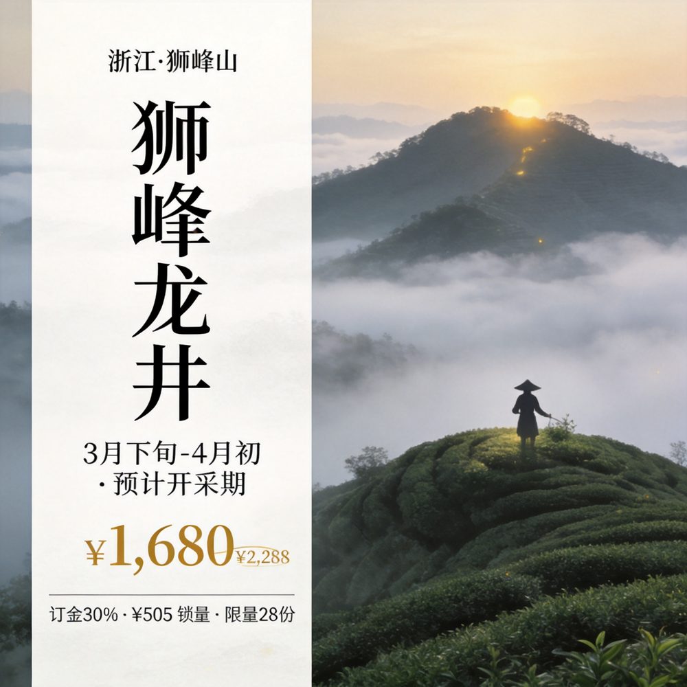 First Pick pre-order | Pre-Qingming Shifeng Longjing · First Pick, 250g gift box
